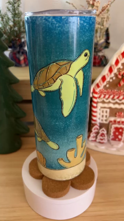 Sea Turtle Stainless Steel Tumbler