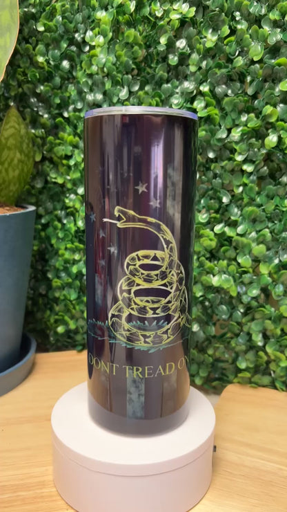 Don't Tread on Me Stainless Steel Tumbler