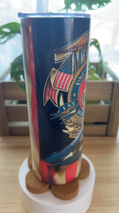 Marine Corps Stainless Steel Tumbler